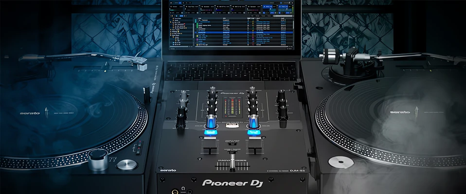 Pioneer DJ DJM-S3 - mikser kompatybilny z Serato DJ i Serato DVS 