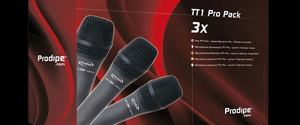 Prodipe TT1 Pro Pack - zestaw mikrofonów dynamicznych