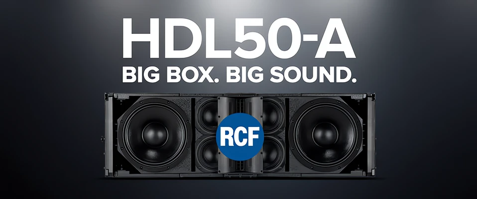 RCF HDL50-A - Potężne liniówki dostępne w sprzedaży