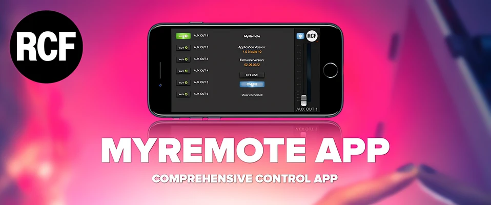 RCF MyRemote - Kontroluj mikser ze swojego smartfona!