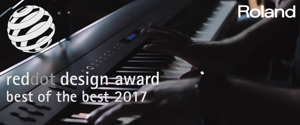 Roland FP-90 z najważniejszą nagrodą Red Dot Design Awards