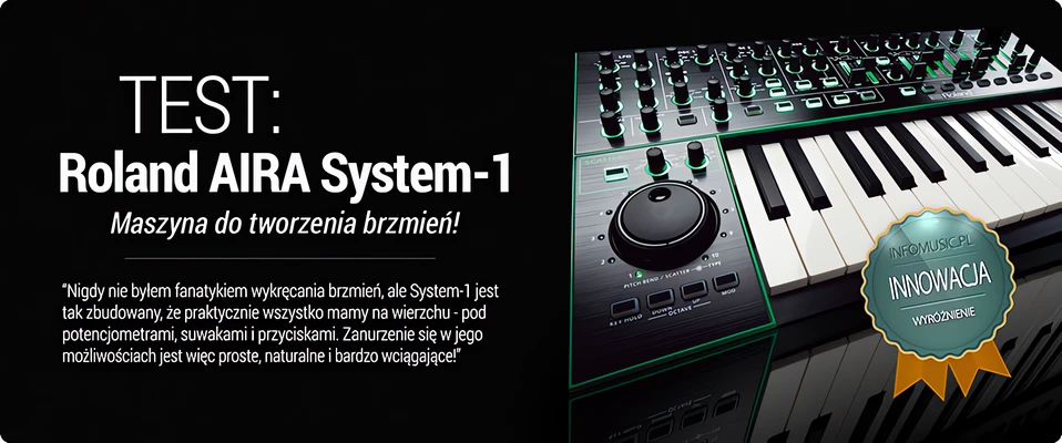 Roland AIRA System-1 na testach w Infomusic.pl