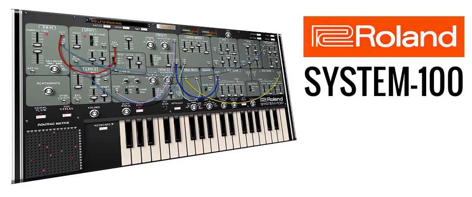 Semi-modularny syntezator Roland SYSTEM-100 jako wtyczka VST, AU oraz PLUG-OUT