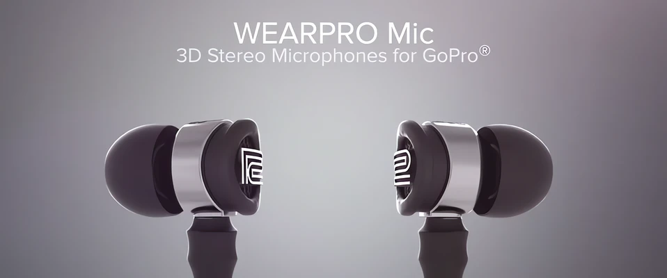 Roland WEARPRO Mic - Stereofoniczne mikrofony 3D do kamery GoPro