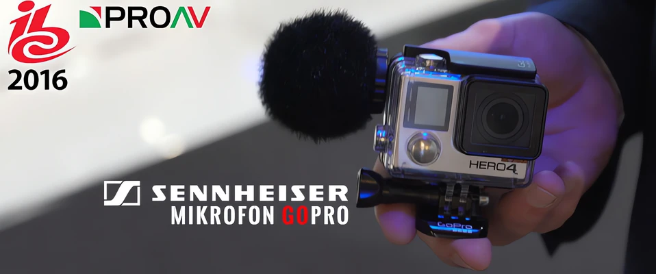 Filmowanie ekstremalne. Sennheiser pokazuje mikrofon dedykowany do kamer GoPro