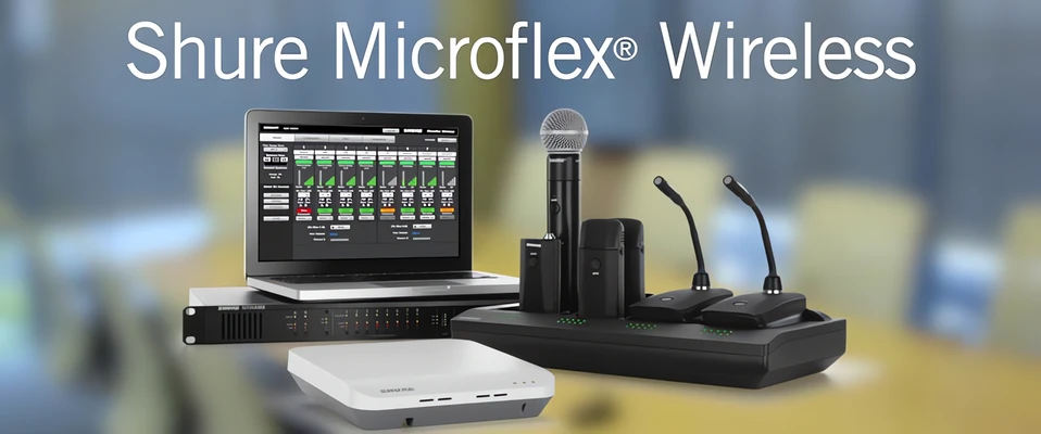Shure Microflex Wireless - Korporacyjne systemy mikrofonowe 