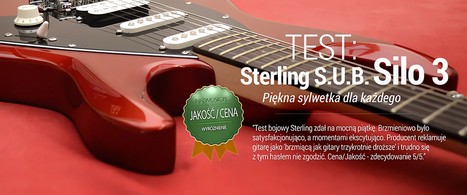 Sterling S.U.B. Silo 3 wyróżniony w teście Infomusic.pl