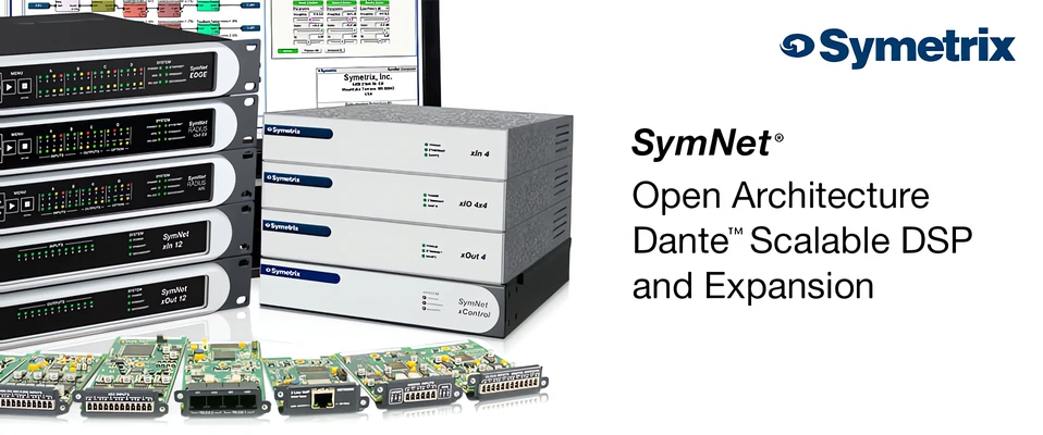 Symetrix: Nowe moduły I/O, sterownik ARC-3 i procesor Radius 12x8 EX