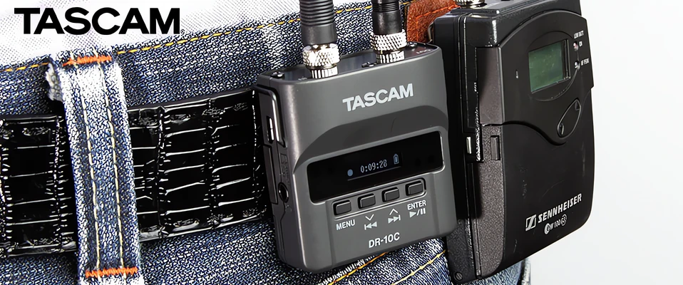 Tascam DR-10C - Cyfrowy rejestrator audio z mikrofonem lavalier