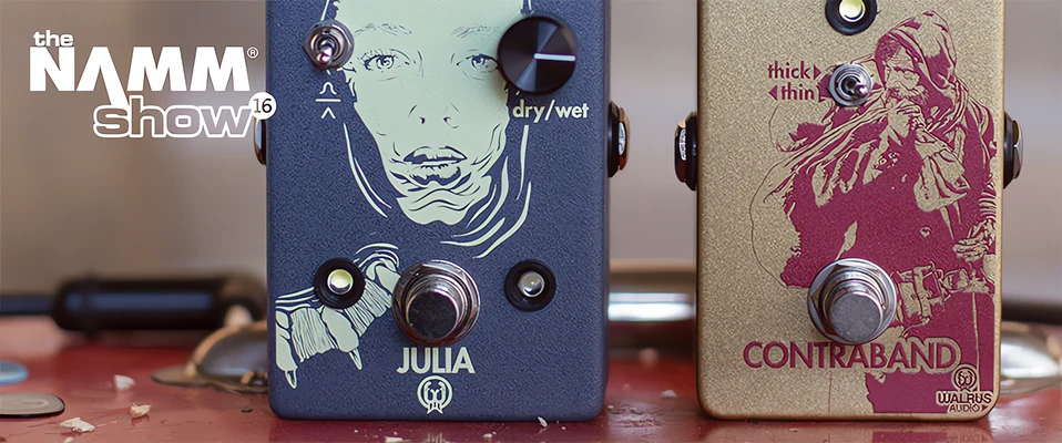 Julia i Contraband - Dwa nowe efekty gitarowe od Walrus Audio