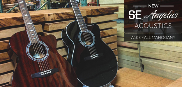 prs se angelus a10e całkowicie mahoniowa gitara akustyczna