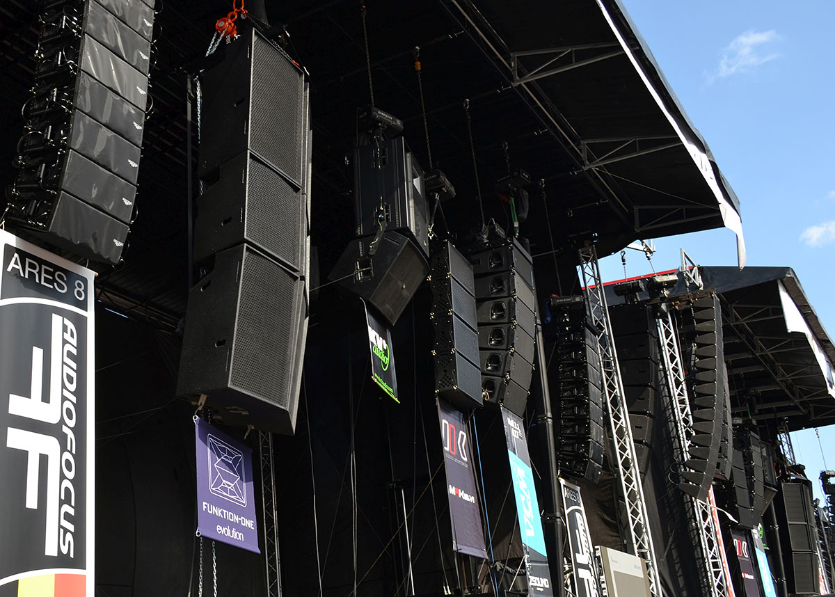 nagłośnienie estradowe line array