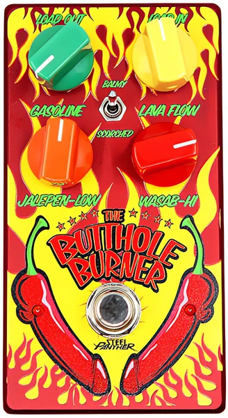 休日限定 Zespół Burner Butthole efekt prezentuje Panther Steel ギター