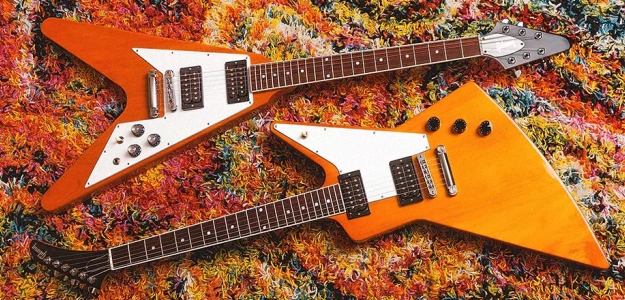 Gibson przenosi nas w lata 70te gitarami Flying V i Explorer