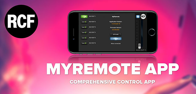 RCF MyRemote - Kontroluj mikser ze swojego smartfona!