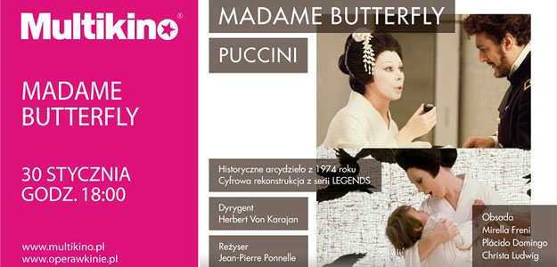 &quot;Madame Butterfly&quot; Pucciniego z 1974 roku  w cyfrowej jakości w Multikinie