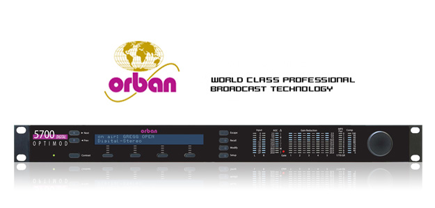 Nowość z targów IBC: Procesor emisyjny Orban Optimod-FM 5700