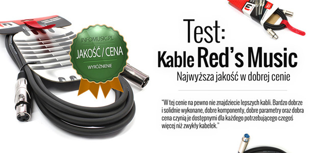 Test kabli mikrofonowych Red's Music