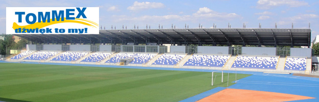 Firma Tommex nagłaśnia Stadion Miejski w Mielcu