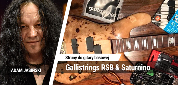Struny do gitary basowej Gallistrings RSB &amp; Saturnino