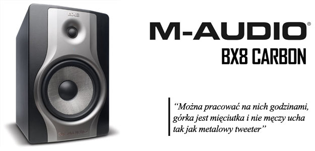M-Audio 8BX Carbon - Test studyjnych monitorów aktywnych