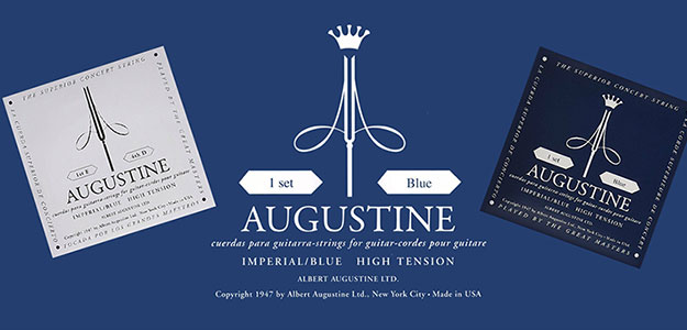 Augustine prezentuje najnowsze struny Imperial Blue 