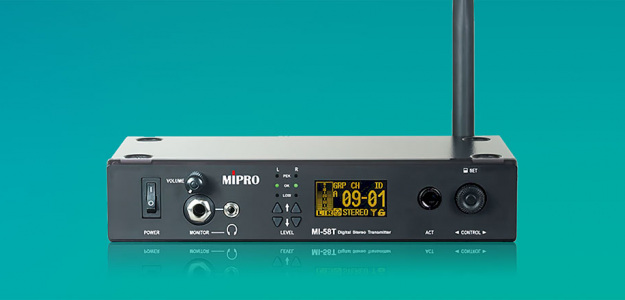 Mipro MI-58 - Stereofoniczny, cyfrowy system odsłuchu osobistego