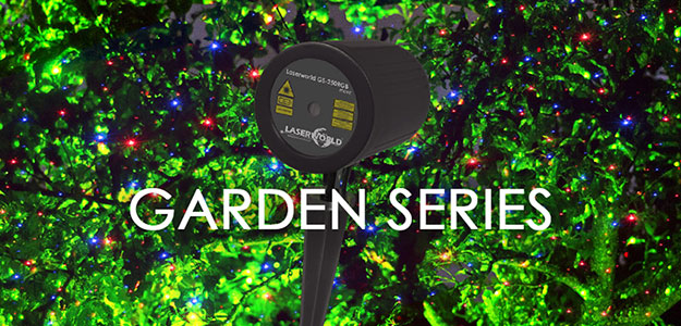 Laserworld Garden - Lasery do aplikacji na zewnątrz budynków