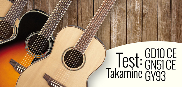 TEST: Takamine GD10 CE, GN51 CE & GY93