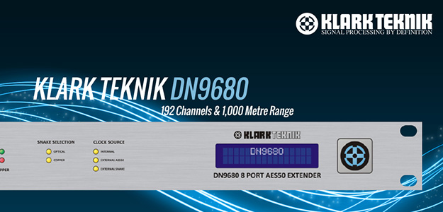 Klark Teknik: sieciowy moduł przedłużeniowy DN9680 Port Extender