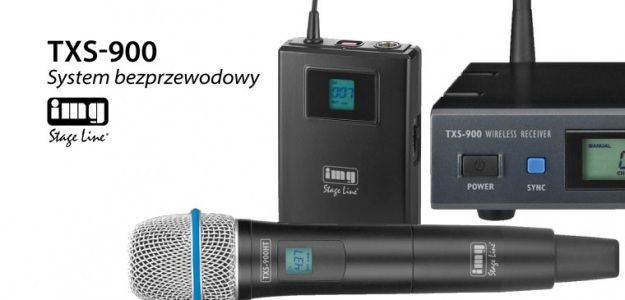 IMG Stage Line TXS-900: jeden system, dwa pasma częstotliwości, niezakłócona transmisja.