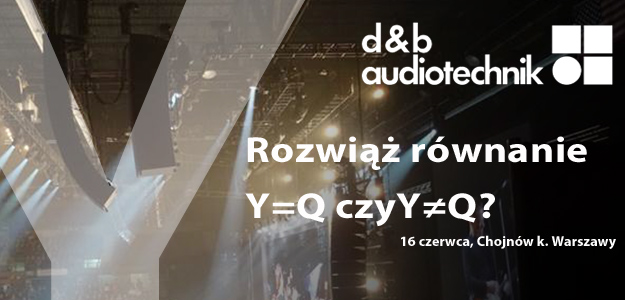 PREZENTACJA: d&amp;b audiotechnik seria Y 16.06.2015 Warszawa