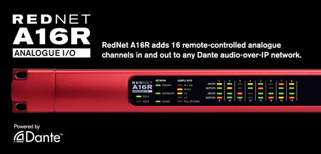 NAMM2016: 16 kanałów analogowych I/O Dante od Focusrite