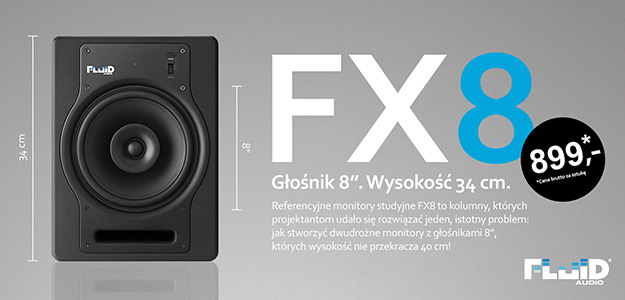 Superniskie monitory Fluid Audio FX8 już w sklepach