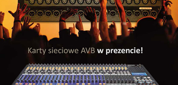 Promocja: Kup mikser PreSonus StudioLive - karta AVB gratis!