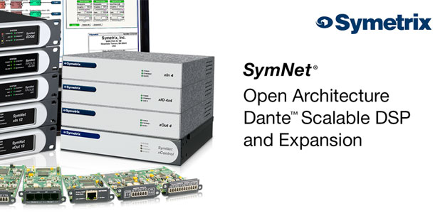 Symetrix prezentuje nowe I/O Dante: xIn 4, xOut 4 i Xio 4X4