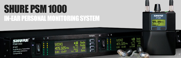 System dousznego odsłuchu PSM 1000 od Shure