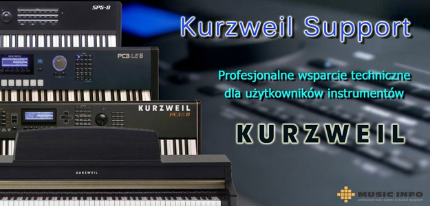 Music Info uruchamia wsparcie techniczne dla urządzeń Kurzweila