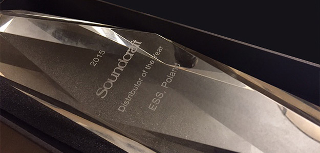 ESS Audio z nagrodą dla najlepszego dystrybutora Soundcraft 2015