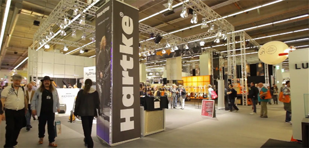 Zaskoczenie na stanowisku marki Hartke podczas MusikMesse 2015