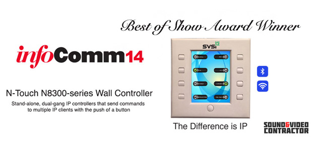 InfoComm'14: SVSi prezentuje kontroler ścienny N-Touch