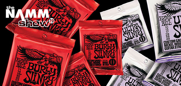 NAMM'19: Premiera strun Ultra oraz Burly Slinky od Ernie Ball