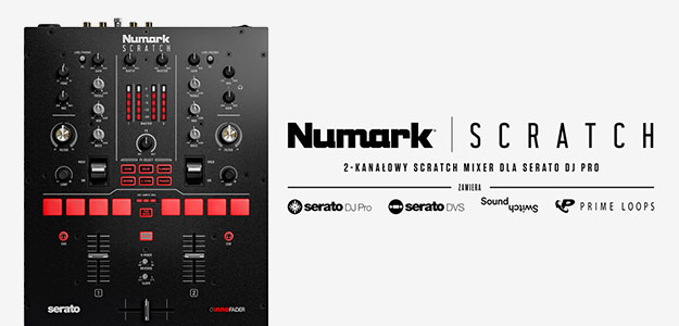 Numark Scratch - Nowy dwukanałowy scratch mikser dla Serato DJ Pro