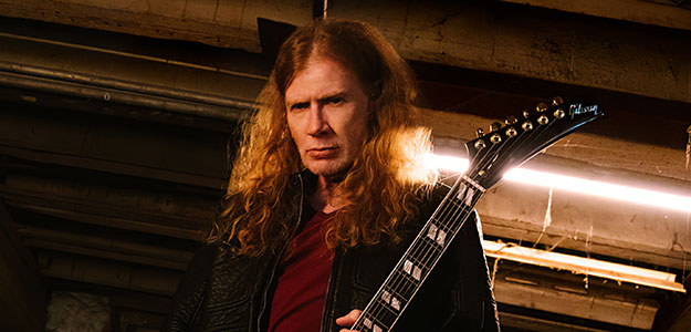 Lider Megadeth na pokładzie Gibson