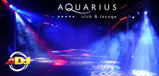 Klub Aquarius wyposażony w oświetlenie marki American DJ