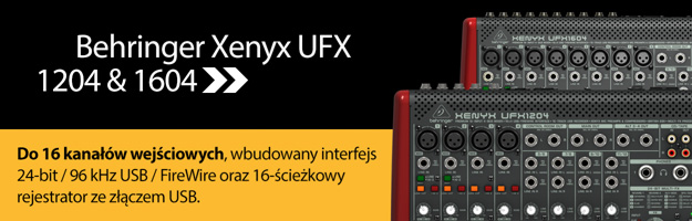 Nagrywaj wielośladowo z Behringer Xenyx UFX