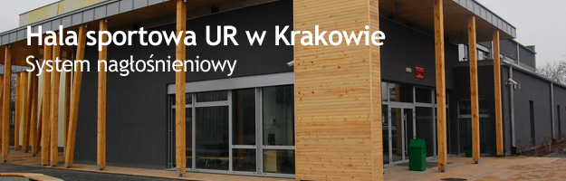 System nagłośnieniowy na Uniwersytecie w Krakowie