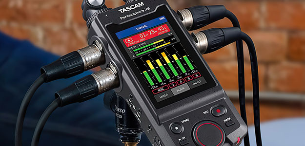 Poręczny rejestrator audio. TASCAM Portacapture X8