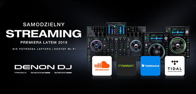 Streaming muzyki wkrótce w całej serii Denon DJ Prime