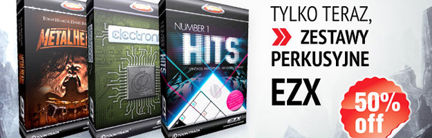 Biblioteki Toontrack EZdrummer teraz 50% taniej!